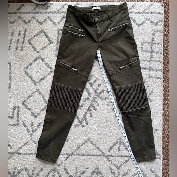 Zara Moto Zip Pants - Picture 5 of 11